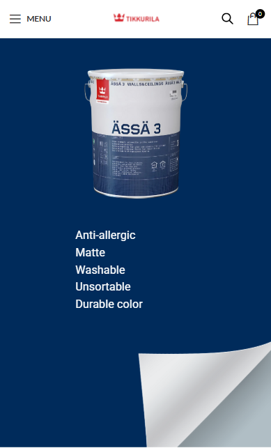 Mobile navigation drawer with categories