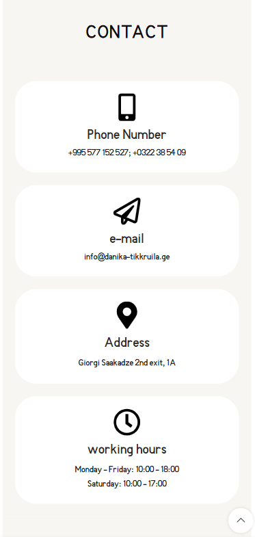 Mobile homepage in language A